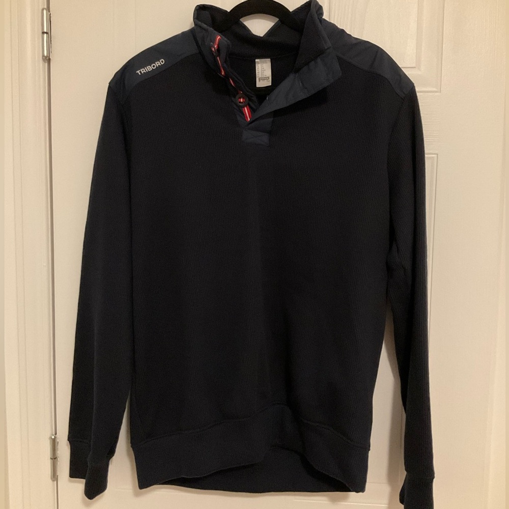 Décathlon Men’s Tribord 100 Sailing Pullover Sweater Water Repellent Navy blue